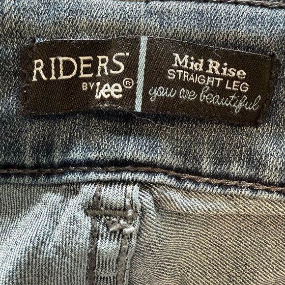 Lee Blue Straight Leg Jeans Classic Style - Picture 5 of 8